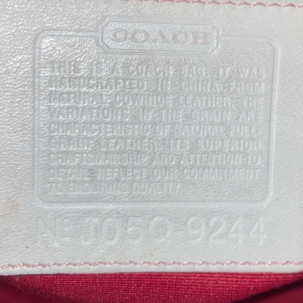 Coach Poppies for Peace White Bag with Multicolor Floral Design/LE/retired - Picture 11 of 16